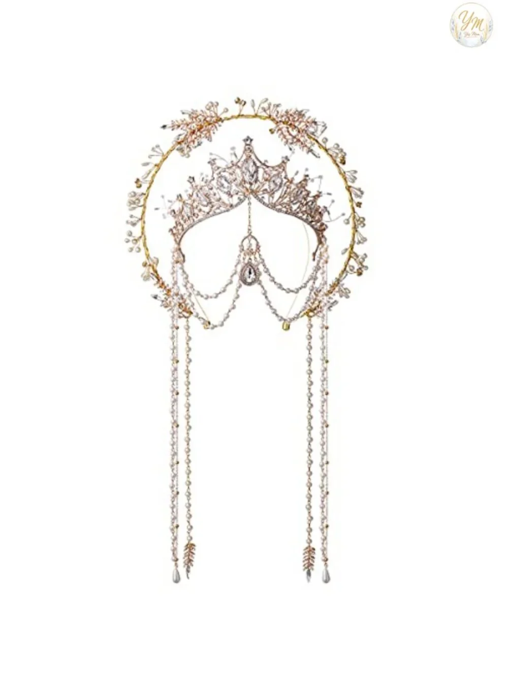 Goddess Halo Crown Headband Halloween Costume Headpiece Metal